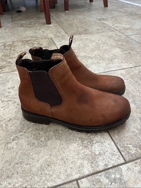 Remonte Tex Brown Leather Ankle Boots